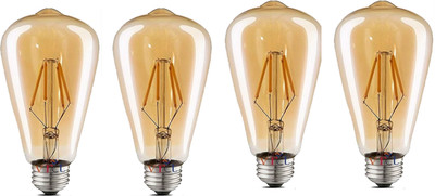 Origin 4 W Basic Mushroom E27 LED Bulb(Yellow, Pack of 4)