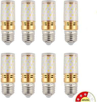 elon musk 100 W Basic Standard E27 LED Bulb(Yellow, White, Multicolor, Pack of 8)