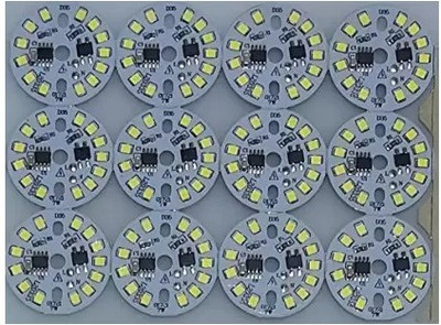 Noval 7 W Basic Round LED Bulb(White, Pack of 10)