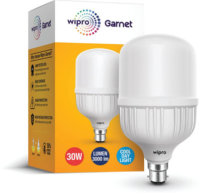 Wipro 30 W Basic Standard B22 LED Bulb(White)