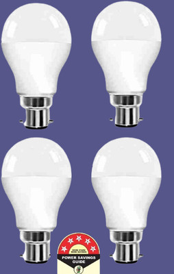 Dunagiri 9 W Basic Round B22 D LED Bulb(White, Pack of 4)