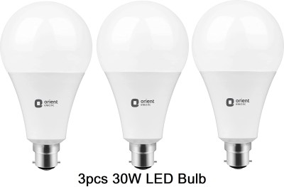 ORIENT 30 W Standard B22 LED Bulb(White, Pack of 3)