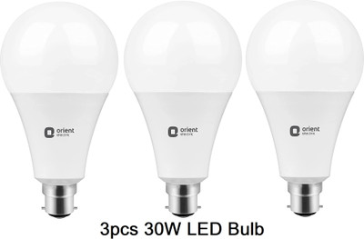 ORIENT 30 W Basic Standard B22 LED Bulb(White, Pack of 3)