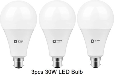 ORIENT 30 W Standard B22 LED Bulb(White, Pack of 3)