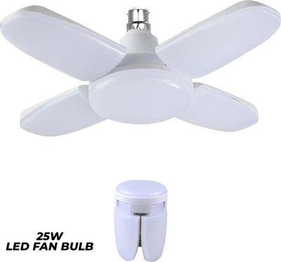 WRADER 25 W Eye Safety Compliance Standard B22 LED Bulb(White)