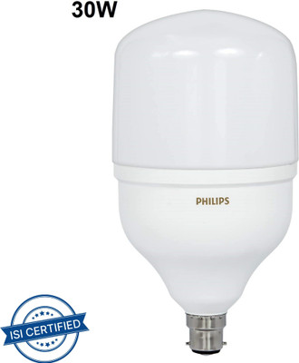 PHILIPS 30 W Basic Round B22 LED Bulb(White)