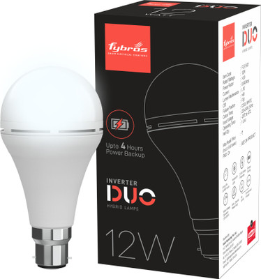 Fybros 12 W Inverter Standard B22 Inverter Bulb(White)