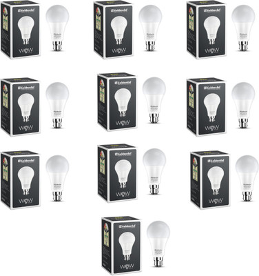Gold Medal 15 W Basic Standard B22 LED Bulb(White, Pack of 10)
