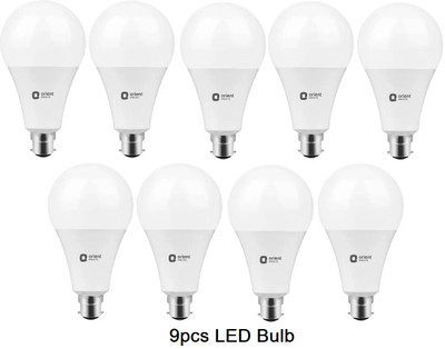 ORIENT 12 W Basic Standard B22 LED Bulb(White, Pack of 9)
