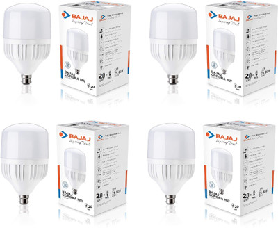 BAJAJ 20 W Basic Standard B22 LED Bulb(White, Pack of 4)