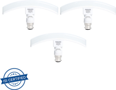 PHILIPS 12 W Basic T-Bulb B22 LED Bulb(White, Pack of 3)
