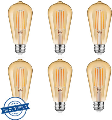 SHBK 4 W Basic U-Tube E27 LED Bulb(White, Pack of 6)