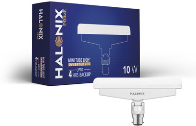 HALONIX 10 W Basic T-Bulb B22 D Inverter Bulb(White)