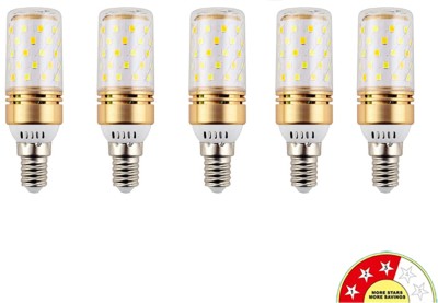 Eve Hanger 12 W Standard E14 LED Bulb(Yellow, White, Multicolor, Pack of 5)