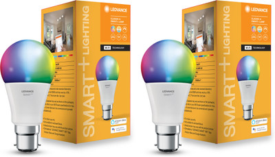 ledvance 9 W Color Changing Round B22 D Flouroscent Bulb(Multicolor, Pack of 2)