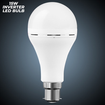 MOOZMOB 15 W Inverter Round B22 LED Bulb(White)
