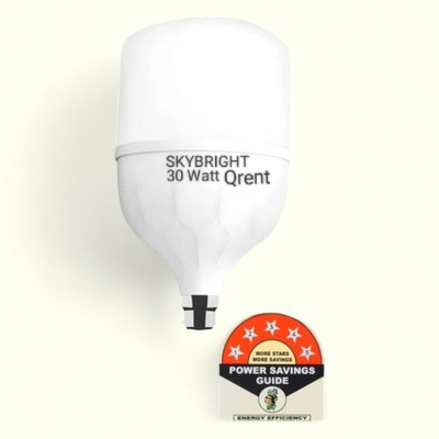 skybright 30 W Basic Round B22 LED Bulb(White)