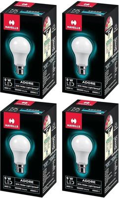 HAVELLS 9 W Basic Standard B22 LED Bulb(White, Pack of 4)