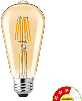 vibunt 4 W Basic Arbitrary E27 LED Bulb(Yellow)