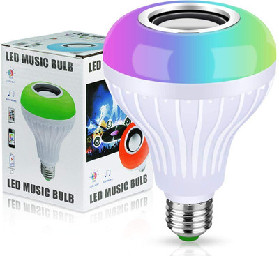 YORDEY 12 W Basic Round LED Bulb(Multicolor)
