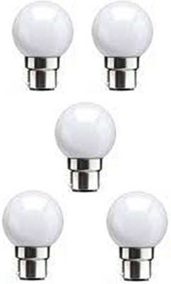 rino 0.5 W Basic Standard B22 LED Bulb(White, Pack of 5)