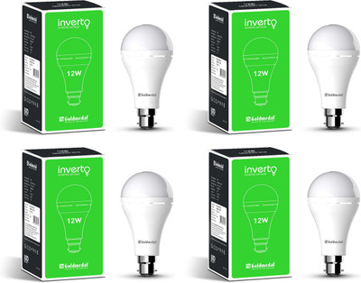 Gold Medal 12 W Basic Standard B22 Inverter Bulb(White, Pack of 4)