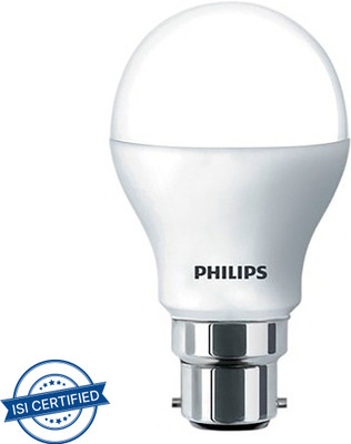 PHILIPS 7 W Basic Standard B22 LED Bulb(White)