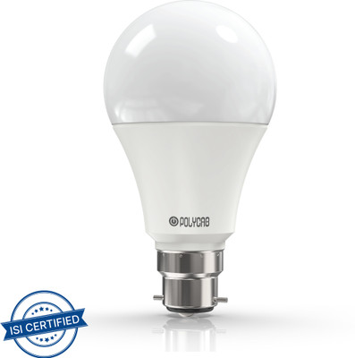 Polycab 9 W Basic Standard B22 LED Bulb(White)