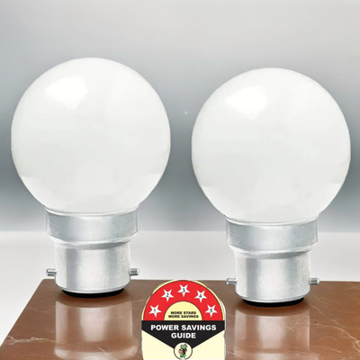 Dunagiri 0 W Basic Standard B22 LED Bulb(White, Pack of 2)