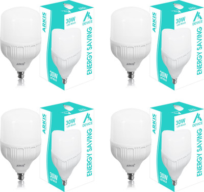 ARKIS 30 W Basic Standard B22 D LED Bulb(White, Pack of 4)