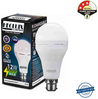heoluix 12 W Inverter Standard B22 Inverter Bulb(White)