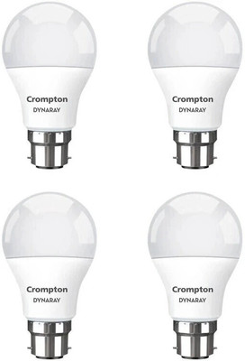 Crompton 9 W Basic Standard B22 LED Bulb(White, Pack of 4)