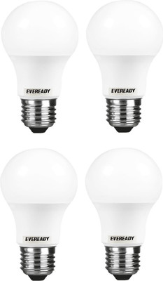 EVEREADY 9 W Basic Standard E27 LED Bulb(Yellow, Pack of 4)