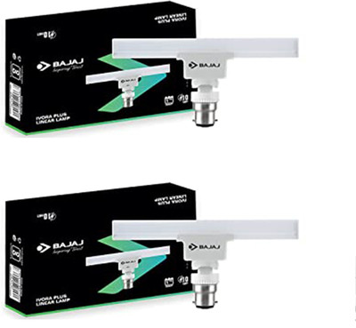 BAJAJ 10 W Basic T-Bulb B22 LED Bulb(White, Pack of 2)