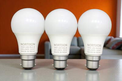 NORTIXON 10.5 W Eye Safety Compliance Round B22 LED Bulb(White)