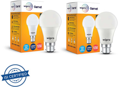 Wipro 5 W Basic Standard 2 Pin LED Bulb(White, Pack of 2)