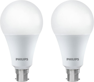 PHILIPS 20 W Basic Standard B22 LED Bulb(White, Pack of 2)