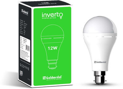 Gold Medal 12 W Basic Standard B22 Inverter Bulb(White)