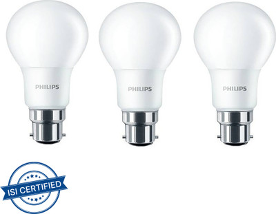 PHILIPS 12 W Basic Standard B22 LED Bulb(White, Pack of 3)