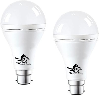 Newtal india 12 W Round B22 LED Bulb(White, Pack of 2)