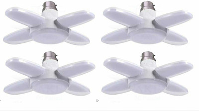 sunever 25 W Basic Decorative B22 LED Bulb(White, Pack of 4)
