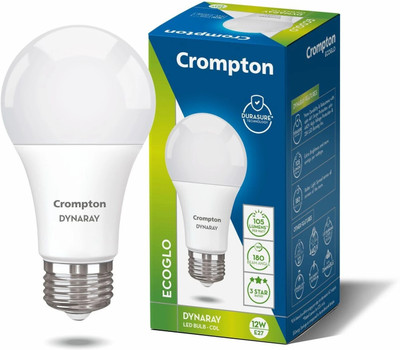 Crompton 12 W Basic Standard E27 LED Bulb(White)