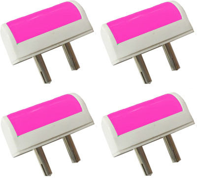 Imperial 0.5 W Eye Safety Compliance Decorative 2 Pin, Plug & Play LED Bulb(Pink, Pack of 4)