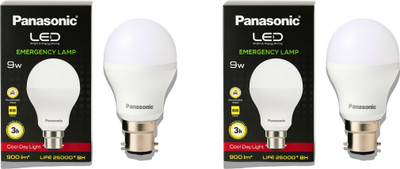 Panasonic 9 W Inverter Standard B22 LED Bulb(White, Pack of 2)