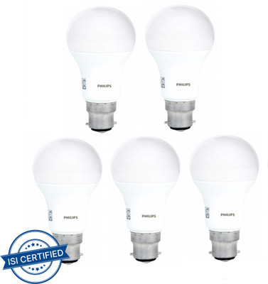 PHILIPS 14 W Basic Round B22 LED Bulb(White, Pack of 5)