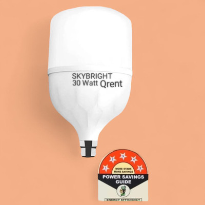 skybright 30 W Basic Round B22 LED Bulb(White)