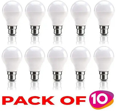 Gold Nation 12 W Basic Round B22 LED Bulb(White, Pack of 3)