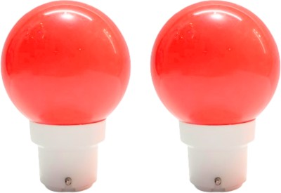 Aultis 0 W Standard B22 Basic Night Bulb(Red, Pack of 2)