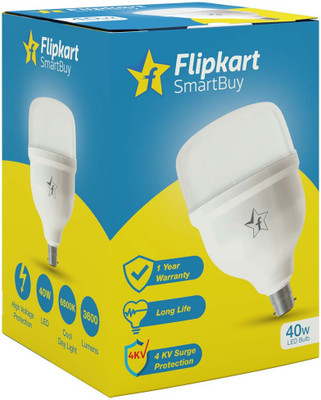 Flipkart SmartBuy 40 W Basic Round B22 LED Bulb(White)