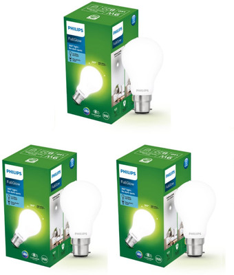 PHILIPS 9 W Basic Standard B22 LED Bulb(Yellow, Pack of 3)